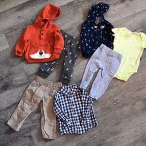 Carters baby toddler boy outfit sets size 18 month
